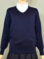 ニットセーター　濃紺