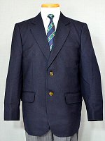 男子ブレザータイプジャケット 濃紺